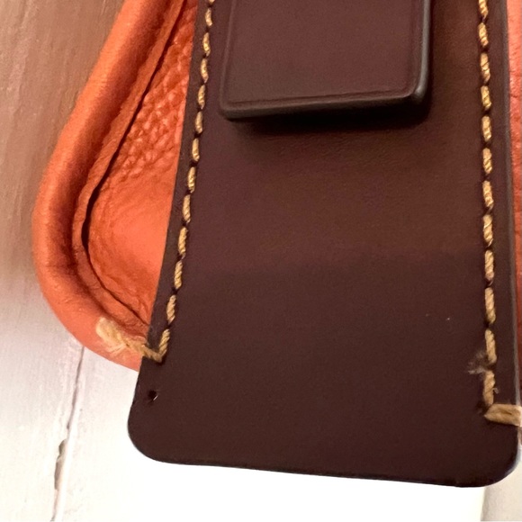 Coach Rogue 30 Melon Pink Coral Glovetanned Pebbled Leather Large Tote Bag - Picture 10 of 10